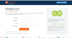 Desktop Screenshot of mangelo.com